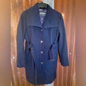 Guess Los Angeles 1981 woolen pea coat y2k
